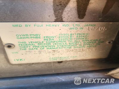 Zdjęcie 12 z 12 samochodu: 2007 SUBARU FORESTER 2.5X VIN:JF1SG636X7H736744 - miniatura