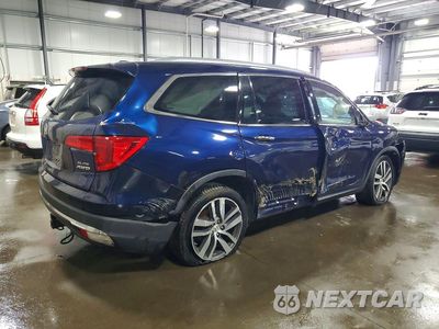 Trzecie zdjęcie samochodu z tyłu: 2017 HONDA PILOT ELITE VIN:5FNYF6H04HB042614 - miniatura