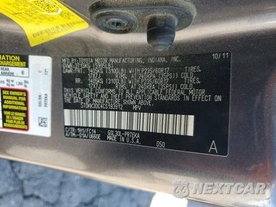 Zdjęcie 13 z 13 samochodu: 2012 TOYOTA SIENNA LE VIN:5TDKK3DC4CS193912 - miniatura