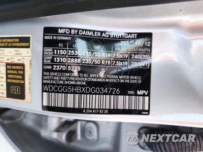 Zdjęcie 13 z 13 samochodu: 2013 MERCEDES-BENZ GLK 350 VIN:WDCGG5HBXDG034726 - miniatura