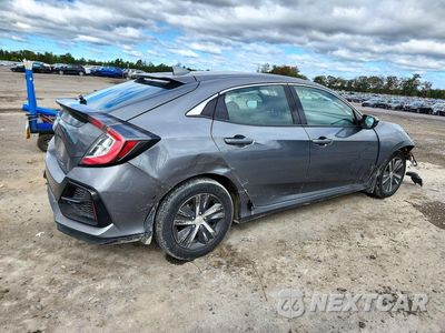 Trzecie zdjęcie samochodu z tyłu: 2021 HONDA CIVIC LX VIN:SHHFK7H38MU400244 - miniatura