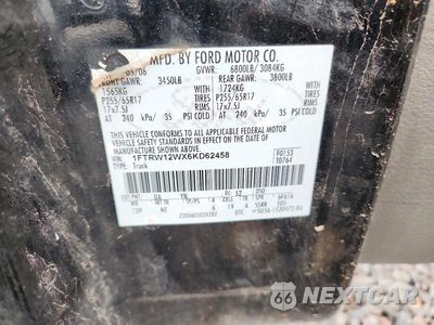 Zdjęcie 12 z 12 samochodu: 2006 FORD F150 SUPERCREW VIN:1FTRW12WX6KD62458 - miniatura