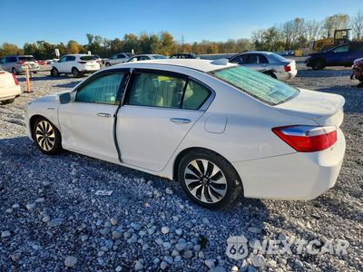 Drugie zdjęcie samochodu z przodu: 2015 HONDA ACCORD HYBRID VIN:1HGCR6F34FA000112 - miniatura