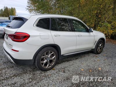 Trzecie zdjęcie samochodu z tyłu: 2021 BMW X3 XDRIVE30E VIN:5UXTS1C05M9F50595 - miniatura