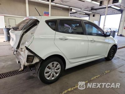 Trzecie zdjęcie samochodu z tyłu: 2017 HYUNDAI ACCENT SE VIN:KMHCT5AE2HU301901 - miniatura