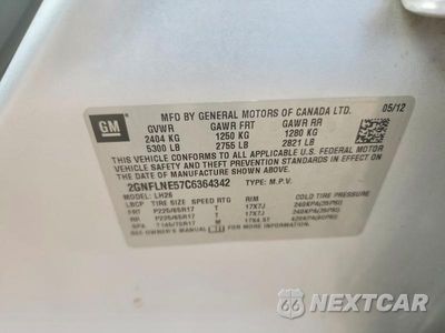 Zdjęcie 13 z 13 samochodu: 2012 CHEVROLET EQUINOX LT VIN:2GNFLNE57C6364342 - miniatura