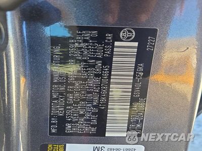 Zdjęcie 12 z 12 samochodu: 2007 TOYOTA CAMRY XLE V6 VIN:4T1BK46K87U046645 - miniatura