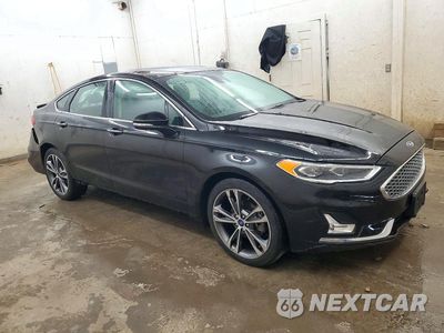 Czwarte zdjęcie samochodu z boku: 2019 FORD FUSION TITANIUM VIN:3FA6P0D97KR222722 - miniatura