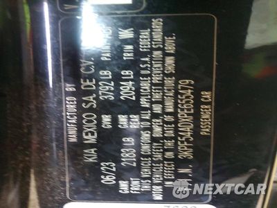 Zdjęcie 12 z 12 samochodu: 2023 KIA FORTE GT LINE VIN:3KPF54ADXPE655479 - miniatura