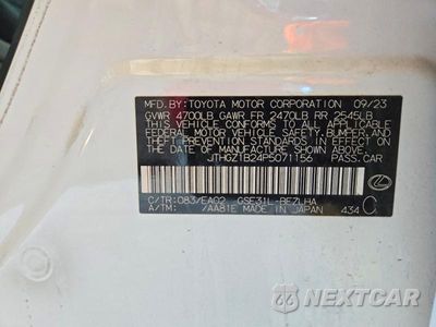 Zdjęcie 12 z 12 samochodu: 2023 LEXUS IS 350 F SPORT VIN:JTHGZ1B24P5071156 - miniatura