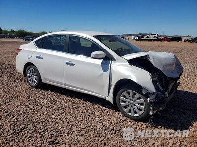 Czwarte zdjęcie samochodu z boku: 2014 NISSAN SENTRA SV VIN:3N1AB7APXEL618331 - miniatura