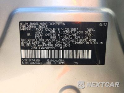 Zdjęcie 13 z 13 samochodu: 2013 TOYOTA RAV4 XLE VIN:JTMRFREV6D5019319 - miniatura