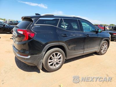 Trzecie zdjęcie samochodu z tyłu: 2022 GMC TERRAIN SLT VIN:3GKALVEV9NL117300 - miniatura