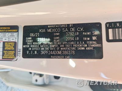 Zdjęcie 12 z 12 samochodu: 2021 KIA FORTE LXS VIN:3KPF24AD0ME386378 - miniatura