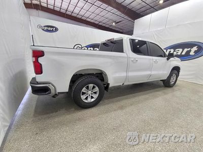 Trzecie zdjęcie samochodu z tyłu: 2021 CHEVROLET SILVERADO C1500 LT VIN:3GCPWCED3MG420184 - miniatura