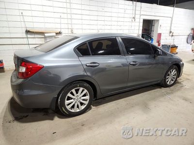 Trzecie zdjęcie samochodu z tyłu: 2012 HONDA CIVIC EX VIN:19XFB2F89CE099765 - miniatura