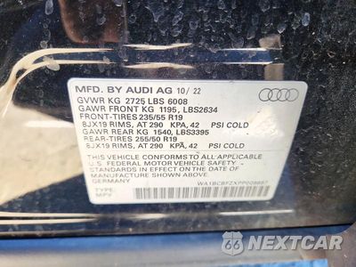 Zdjęcie 13 z 13 samochodu: 2023 AUDI Q4 E-TRON PREMIUM PLUS VIN:WA1BCBFZXPP009897 - miniatura