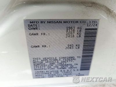 Zdjęcie 12 z 12 samochodu: 2025 NISSAN ALTIMA SR VIN:1N4BL4CV0SN353753 - miniatura