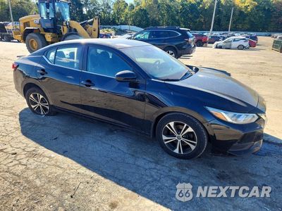 Czwarte zdjęcie samochodu z boku: 2021 NISSAN SENTRA SV VIN:3N1AB8CVXMY303970 - miniatura