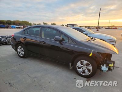 Czwarte zdjęcie samochodu z boku: 2015 HONDA CIVIC LX VIN:19XFB2F54FE087873 - miniatura
