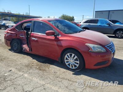 Czwarte zdjęcie samochodu z boku: 2013 NISSAN SENTRA S VIN:3N1AB7AP0DL659663 - miniatura
