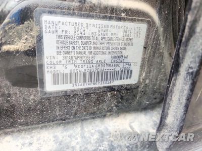 Zdjęcie 12 z 12 samochodu: 2019 NISSAN SENTRA SR VIN:3N1AB7AP8KY355187 - miniatura