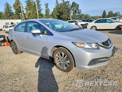 Czwarte zdjęcie samochodu z boku: 2015 HONDA CIVIC EX VIN:19XFB2F80FE202642 - miniatura