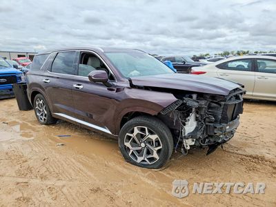 Czwarte zdjęcie samochodu z boku: 2021 HYUNDAI PALISADE CALLIGRAPHY VIN:KM8R74HE1MU282668 - miniatura