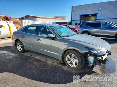 Czwarte zdjęcie samochodu z boku: 2021 HYUNDAI SONATA SE VIN:5NPEG4JA2MH127647 - miniatura