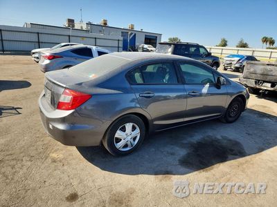 Trzecie zdjęcie samochodu z tyłu: 2012 HONDA CIVIC LX VIN:19XFB2F51CE355614 - miniatura