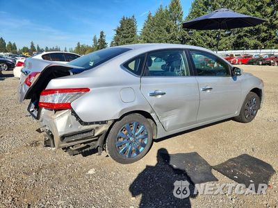 Trzecie zdjęcie samochodu z tyłu: 2015 NISSAN SENTRA S VIN:3N1AB7AP1FY381121 - miniatura