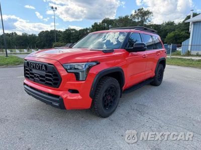 Drugie zdjęcie samochodu z przodu: 2023 TOYOTA SEQUOIA TRD PRO VIN:7SVAAABA1PX011240 - miniatura