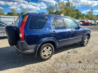 Trzecie zdjęcie samochodu z tyłu: 2004 HONDA CR-V EX VIN:SHSRD78894U226360 - miniatura