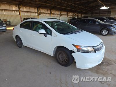 Czwarte zdjęcie samochodu z boku: 2012 HONDA CIVIC LX VIN:2HGFB2F52CH612320 - miniatura