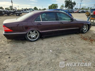 Trzecie zdjęcie samochodu z tyłu: 2000 MERCEDES-BENZ S 500 VIN:WDBNG75J0YA063681 - miniatura