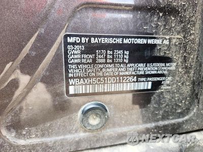 Zdjęcie 12 z 12 samochodu: 2013 BMW 528 XI VIN:WBAXH5C51DD112264 - miniatura