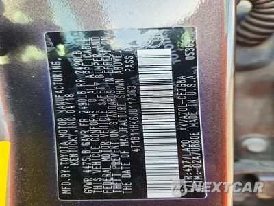 Zdjęcie 13 z 13 samochodu: 2018 TOYOTA CAMRY XLE VIN:4T1B11HK6JU117363 - miniatura