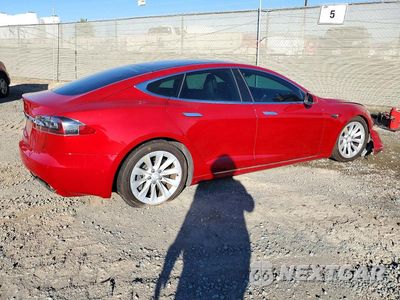 Trzecie zdjęcie samochodu z tyłu: 2017 TESLA MODEL S VIN:5YJSA1E20HF213825 - miniatura