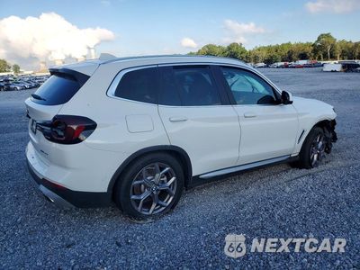 Trzecie zdjęcie samochodu z tyłu: 2023 BMW X3 XDRIVE30I VIN:5UX53DP03P9S88563 - miniatura