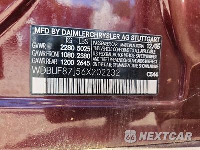 Zdjęcie 12 z 12 samochodu: 2006 MERCEDES-BENZ E 350 4MATIC VIN:WDBUF87J56X202232 - miniatura