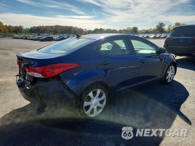 Trzecie zdjęcie samochodu z tyłu: 2013 HYUNDAI ELANTRA LIMITED VIN:KMHDH4AE5DU523536 - miniatura