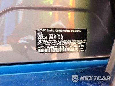 Zdjęcie 12 z 12 samochodu: 2023 BMW I4 EDRIVE 40 VIN:WBY73AW01PFN63695 - miniatura