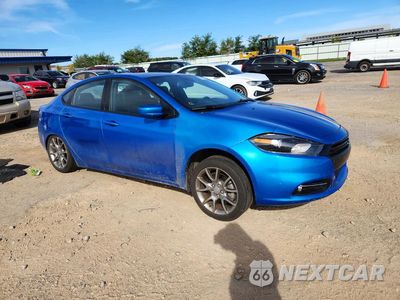 Czwarte zdjęcie samochodu z boku: 2015 DODGE DART SXT VIN:1C3CDFBB0FD238388 - miniatura