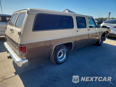 Trzecie zdjęcie samochodu z tyłu: 1986 GMC SUBURBAN C1500 VIN:1G5EC16L2GF520915 - miniatura
