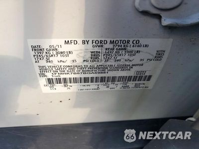 Zdjęcie 14 z 14 samochodu: 2011 FORD EXPLORER VIN:1FMHK7B87BGA69881 - miniatura