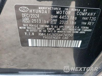 Zdjęcie 12 z 12 samochodu: 2025 HYUNDAI SONATA SEL VIN:KMHL64JA0SA474050 - miniatura