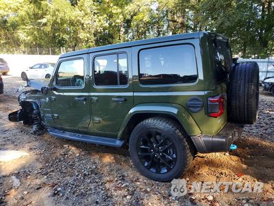 Drugie zdjęcie samochodu z przodu: 2022 JEEP WRANGLER UNLIMITED SAHARA 4XE VIN:1C4JJXP60NW274470 - miniatura