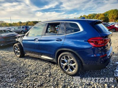 Drugie zdjęcie samochodu z przodu: 2021 BMW X3 XDRIVE30I VIN:5UXTY5C02M9E06749 - miniatura