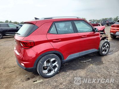 Trzecie zdjęcie samochodu z tyłu: 2022 HYUNDAI VENUE SEL VIN:KMHRC8A30NU180646 - miniatura