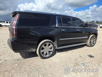 Trzecie zdjęcie samochodu z tyłu: 2016 CADILLAC ESCALADE ESV LUXURY VIN:1GYS4HKJ9GR395362 - miniatura